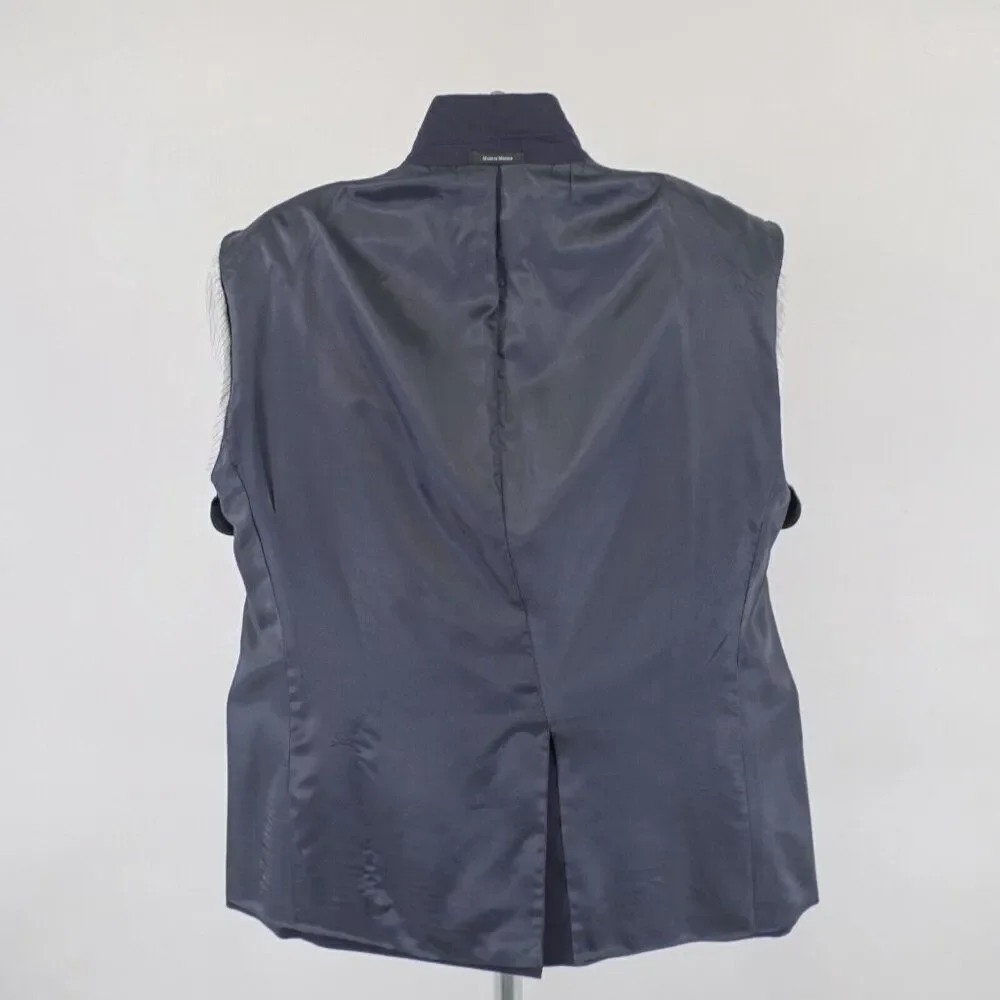 Joseph & Feiss Gold Classic Fit Blue Wool Blazer 46R 2 Button‎ Tagged 48R